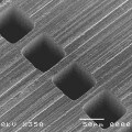 Micro Perçage laser - Trous carrés de 70µm